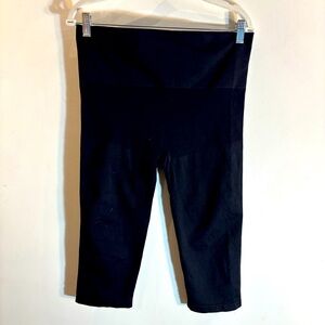 BLANQI Sz XL Black High-Waisted Bike Shorts